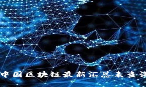 中国区块链最新汇总表查询