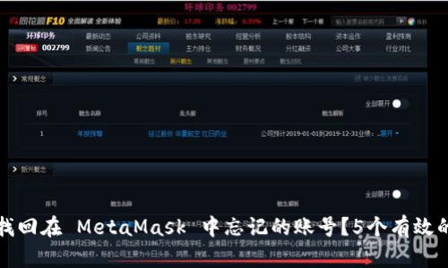 如何找回在 MetaMask 中忘记的账号?5个有效的方法