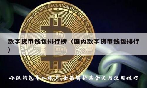 小狐钱包导入账户:全面解析其含义与使用技巧