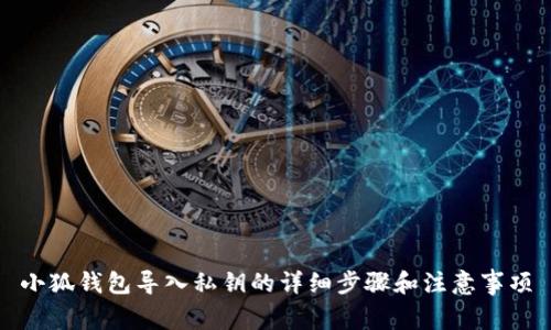 小狐钱包导入私钥的详细步骤和注意事项